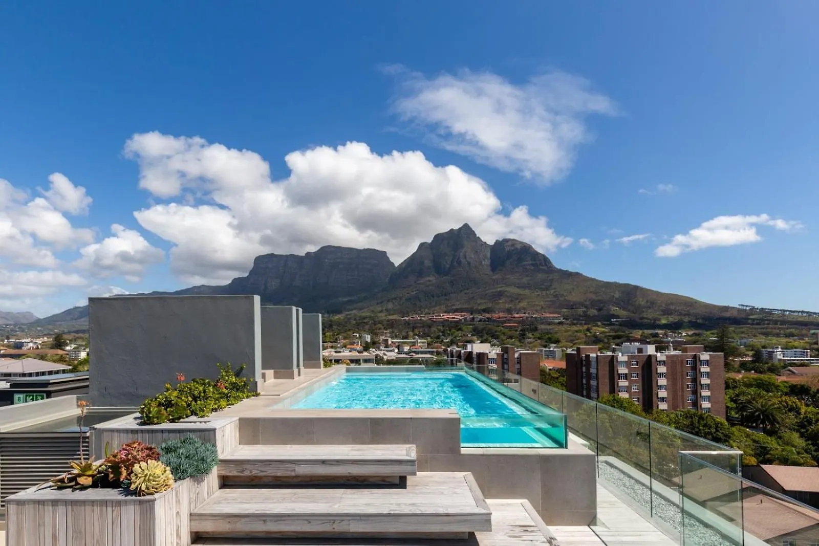 Rooftop Pool Balcony Parking Cape Town