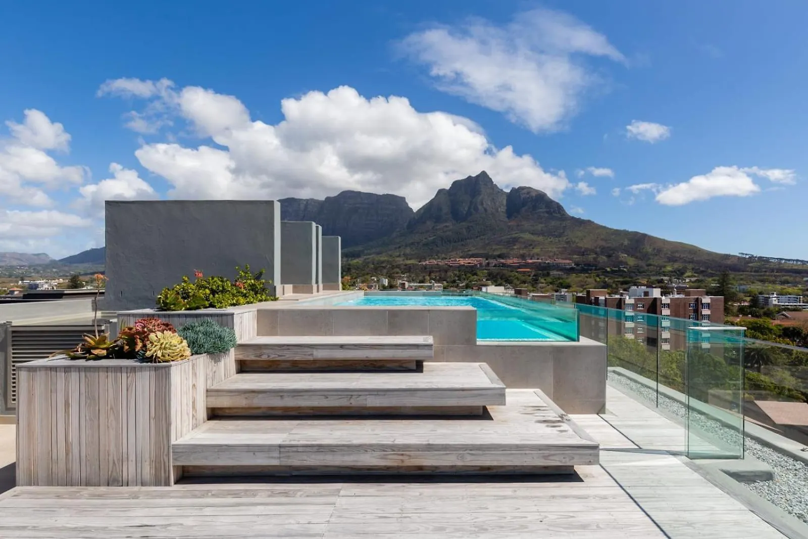 Rooftop Pool Balcony Parking Cape Town Apartment